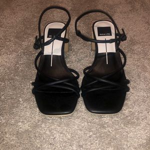 Dolce Vita Black Heeled Sandal